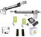 Motor Puerta Batiente 2 hojas - Motores para Puertas Abatibles - Brazo Automatismo para Garaje - Puertas de Garaje MOTIC Domo 4G- Kit (CON eletrocerradura, Kit Estandar + Fotocelulas)