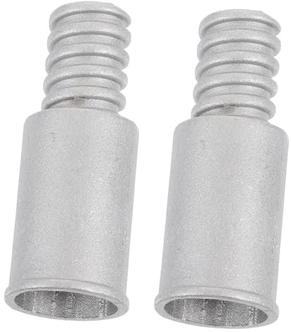 2St Adapter-Teleskopstange Griffspitzen für Stöcke Metallfadenspitze Spitze für Besenstiel drücken Besenstiel mit Turmform Verlängerungsstange Kopf der Pagode handhaben Mopp