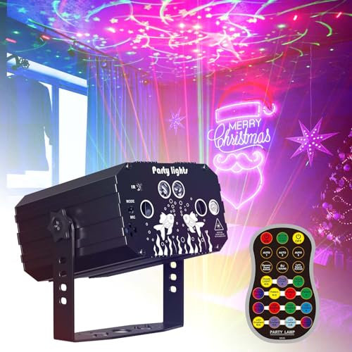 Lamptobe Discolicht Partylicht, Sound Aktivierte LED Bunte DJ Stroboskop Licht für Weihnachten Halloween Dekorationen Geschenk Geburtstag Bühne Show Hochzeit Karaoke KTV Bar