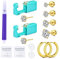 MODRSA Piercing Pistole Ohr Set Ohrpiercing Pistole Set Selbst Ohrringe Piercing Ohrstecker Gold Selbst Ear Piercing Kit Disposable