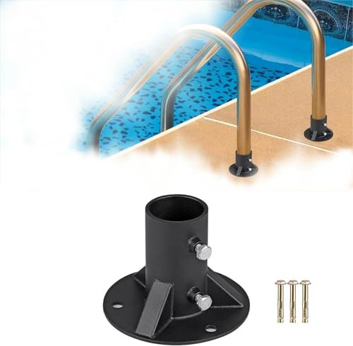 Générique 1pcs,52mm, Support d'échelle de Piscine,Echelle de Piscine Pieds,pour escaliers de Piscine Hors-Sol,Fixation d'échelle de Piscine