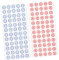 Hohopeti 120-piece Polarity Stickers Battery Polarity Warning Decals Pvc Material Red Blue Practical for Home Use