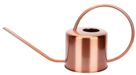 Außenkessel, Innenkessel Gießkannen Gießkanne Gartenblumen-Gießtopf Edelstahl-Gießkessel for saftige Bonsai 1300 ml Gold(Bronze)