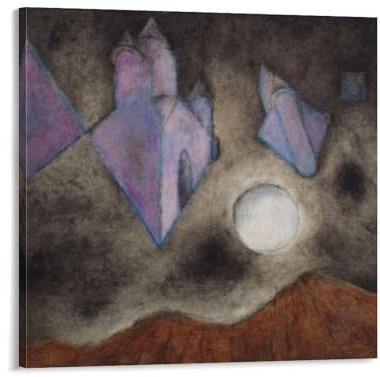 KOOHTAA Rufino Tamayo Castles in The Sky. Kunstposter, Gemälde, Leinwand, Poster, Wandkunst, Bilddrucke, hängende Foto-Dekoration, Heimposter, Kunstwerke, 70 x 70 cm