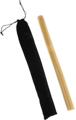 Fenteer Bâton Gua Sha En Bambou pour Du Corps et Des Muscles, 45x3.5cm avec Sac