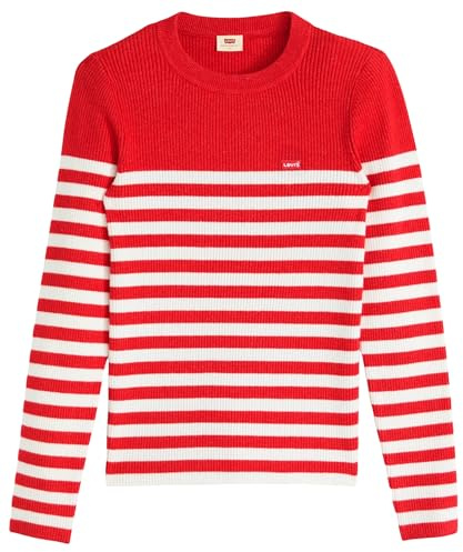 Levi's Rib Crew Sweater Adrienne Stripe True Re