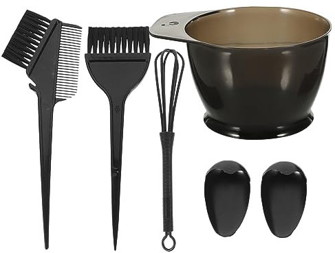 VINTORKY 5-teiliges Haarfärbeset Komplettes Set Färbewerkzeug-set Tragbares Tönungswerkzeug Kein Haarefärben Für Den Heimsalon
