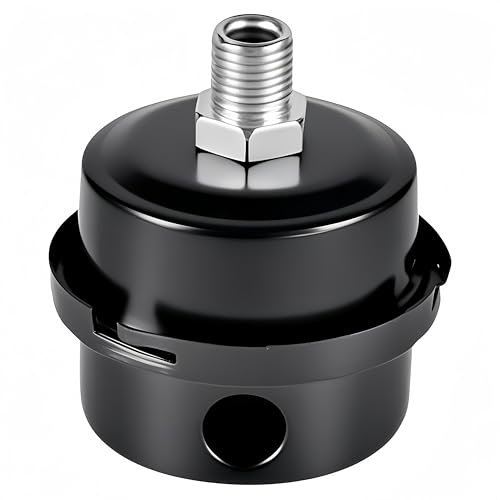 1/2 Thread Air Compressor Silencer Filter, 20mm Metal Air Compressor Intake Filter and Noise Muffler, Generator Air Compressor Replacement Parts