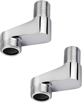 2 pezzi,Connettore S da 1/2 a 3/4 per rubinetto doccia adattatore regolabile,adattatore regolabile per rubinetto doccia in ottone massiccio,3/4 pollici su 1/2 pollici,per installazioni da bagno
