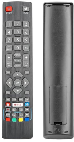 Fernbedienung BLF/RMC/0008, kompatibel mit Blaupunkt Smart FHD HD LED-TV 48/1480-GB-11B-FEGP-UK 49/148M-GB-11B-FEGPX-UK 49/1480-GB-11B-FEGU-UK Ersatz Controller mit Youtube Netflix Tasten