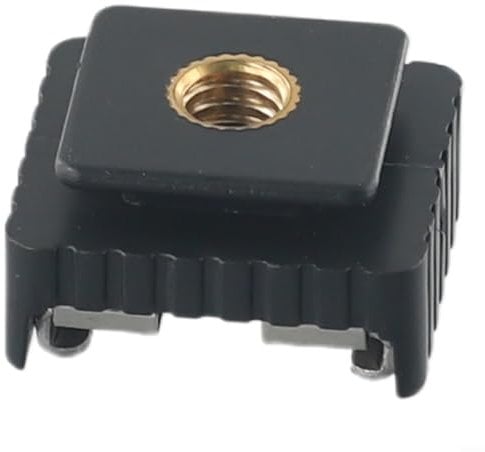 Adaptador de montaje de zapata de flash robusto para Canon 580EXII/580EX/550EX/540EZ/430EX II/430EX/420EZ/380EX con cabeza de tornillo de 1/4