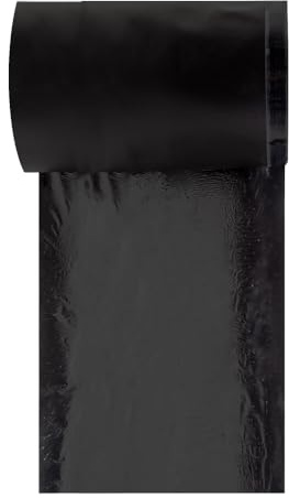 Alfa EPDM-Folie 300 mm x 20 m schwarze Dichtfolie aus EPDM-Kautschuk | Profi-Qualität - Schwarze EPDM-Kautschuk Bahn - Butyl-Klebestreifen - UV-beständig, bitumenverträglich - für den Außenbereich
