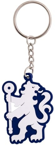 Desert Cactus Chelsea FC Keychain London Blue Lions Soccer Football Car Keys Holder (PVC), Blue, Check Product Images