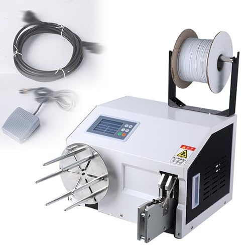Automatic Cable Tie Machine with Adjustable Twist Count and Included Cable Ties for Industrial Use