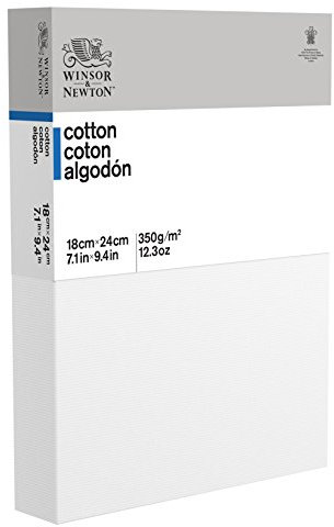 Winsor & Newton 6201128 - Keilrahmen Classic 3-fach grundiert 350 g/m², Leistendicke 35 mm, Baumwolle - Deep Edge - 18 x 24 cm