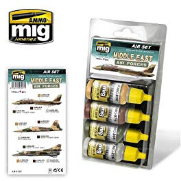 AMMO A.MIG-7217 Munitions-Set aus Acryl für Flugzeuge (4 x 17 ml), Mehrfarbig