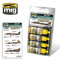 AMMO A.MIG-7217 Munitions-Set aus Acryl für Flugzeuge (4 x 17 ml), Mehrfarbig