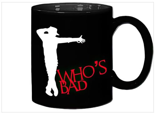 1art1 Musica King of Pop, Who's Bad Moonwalk Tazza da caffè Mug 9x8 cm
