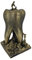 Huili Geschenk für Dentalhygienikerin - handbemalte Zahnarzt Skulptur Figur - personalisierte Zahnarzt Figur Dentalhygienikerin Ornament Kupfer Harz Handwerk,D