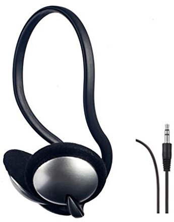 Ocobudbxw SY720 3.5 MM / 6.35 MM Interface de Prise Multifonctionnel Sport Filaire Casque Tour de Cou Casque Accessoires électroniques