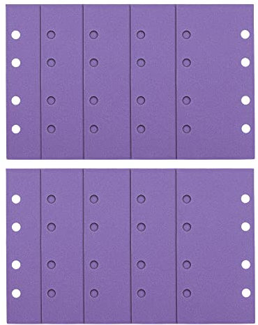 Trend Aluminium Oxide 1/3 Sheet 93 x 185mm 180 Grit Sanding Sheets, AB/THD/180A, Pack of 10