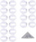 Wisdompro Earpods Covers Ear Tips for Airpods, 10 Pairs Ultra Thin Soft Silicone Anti-slip Dust Proof Protective Tips Ear Skins Pads Accessories for Apple AirPods 2 and for AirPods 1 - White