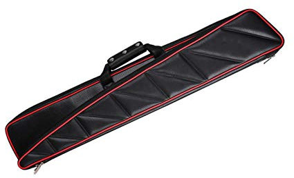 Stichwort Fall, Schwarzes Leder Leicht Tragbar Zentrales Gelenk Fachmann Queue-Tasche Zum Pool Snooker Billard Stichwort