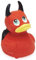 Lanco 8424678001350 Quietscheentchen - Teufel; 100% Naturkautschuk, rot, 200 g