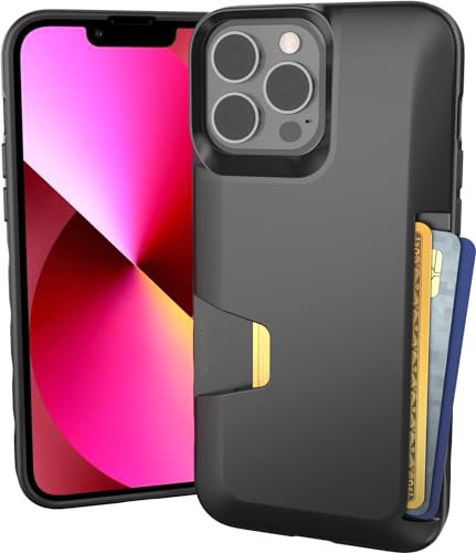 Smartish® Custodia a portafoglio per iPhone 13 Pro Max, custodia a portafoglio Slayer Vol. 1, sottile e protettiva, con porta carte di credito, custodia per carte di credito, compatibile con Apple
