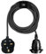 Plug in Ceiling Pendant Light Fitting, E27 Lamp Holder Suspended Pendant Light plug in, 2m Fabric Cable Plug with Dimmer Switch (Black)