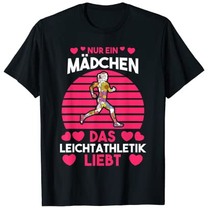 Nur ein Mädchen, das Leichtathletik liebt T-Shirt