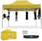 COBIZI Tonnelle de Jardin Tente 3x4.5 étanche Stable,Pavillon de Jardin Protection UV avec 4 Parties latérales Festival Tente de réception Protection Solaire Pavillon pour Mariage, Jardin, Jaune