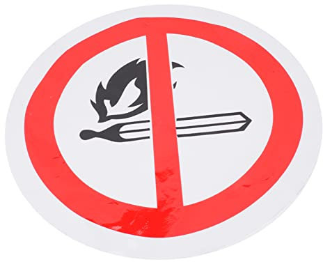 ULTECHNOVO Aufkleber Für Offene Flammen Runder Flammenwarnaufkleber Runde Flamme Panikknöpfe Flammenwarnschild Zum Aufkleben Symbol Für Offene Flammen Sicherheitsschild Pvc Brustkorb Runden