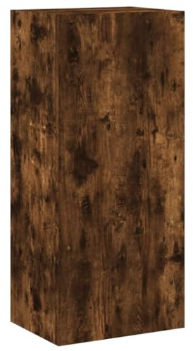 vidaXL TV Wandschrank, TV Schrank mit viel Stauraum, Wandmontage Fernsehschrank Regal, Hängeschrank TV Möbel, Modern, Räuchereiche Holzwerkstoff