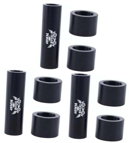 Toddmomy 3St Absorberhülse Stirnbänder für Damen Infusionsbeutel für Halloween Heimtrainer Fahrrad Metallhülle für Fahrrad Aluminiumhülse Stoßdämpfer Ärmel Buchse