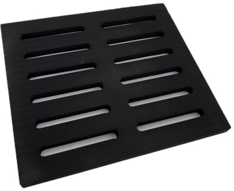 Kaminrost - Passend für Hark Kaminöfen inkl. Modellübersicht - Ascherost Kamin aus massivem Stahl - feuerfest & hitzebeständig - Kaminrost Feuerrost Kaminofen Rost [225x180x10 mm]