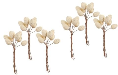 Amosfun 54 STK Eier stecker Ostern mitgebsel Easter Room Decoration zu Ostern hubrig Ostereier-Girlande Osterdekorationen osterparty Ei Ostereier-Zweig Plastik