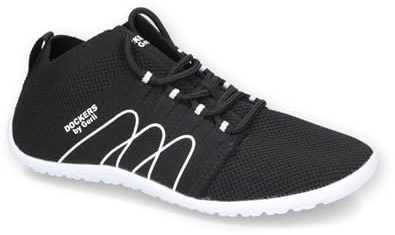 Dockers by Gerli Damen High-Top Sneaker, Frauen Halbschuhe,schnürschuhe,schnürer,Business,Freizeit,straßenschuhe,schwarz,36 EU
