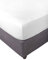 Miracle Home. Sábana Bajera 100% Microfibra cepillada, Ajustable, elástica y antipeeling. 135X200. Cama 135. Blanco
