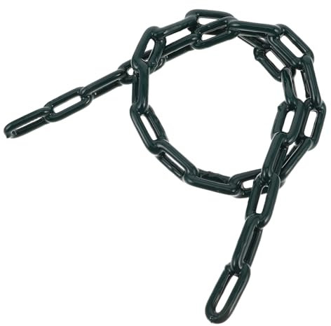 INOOMP Schaukelkette Kinderschaukel im Freien Ersatzschaukel Eisenkettenschaukel für Kette für Schaukel Ketten schwingen Eimerschaukel In Kunststoff getauchte Eisenkette Dunkelgrün