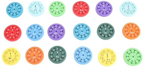 Mathematik Fakten Zappeln Spielzeug lebendiges interaktives Bildungslernwerkzeug für Kinder im Klassenzimmer Homeschooling 18pcs PC -Material