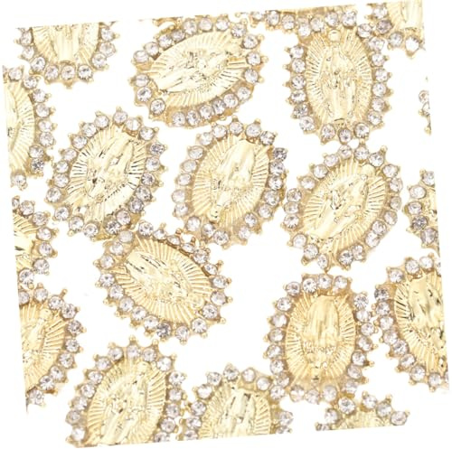 Homoyoyo Nail Charms Lightweight and Delicate Golden Alloy for Acrylic Nails 30pcs for Holiday Party and Occasions