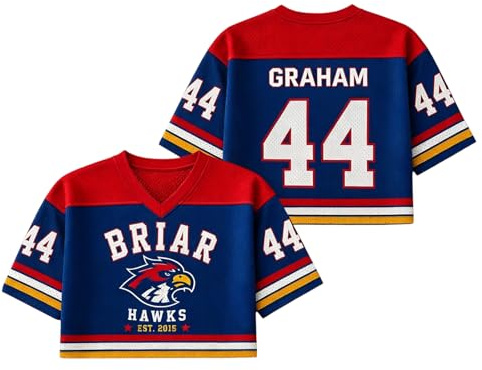 Umiquansome Off Campus Merch Hockey Jersey Shirt, Di Laurentis 66 / Graham 44 / Logan 22 / Tucker 46 Jersey for Women/Men Unisex Short Sleeve V Neck Sport Ice Hockey Inspired Shirts for Fans B02 L