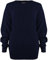 SA Fashions® Oversized New Ladies Womens Chunky Baggy Jumper Knitted Sweater Thick Top S-XL 8-18 (LXL (16-18), Navy)