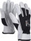 OX-ON HandschuhMan Stone Arbeitshandschuhe weiche Lederhandschuhe mit Spandexrücken Gr. 7-12, 1 Paar (9/L, Schwarz)
