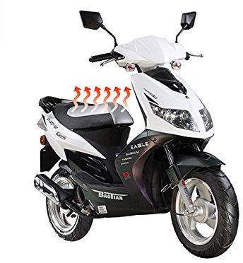 Sitzheizung Carbon Ersatzteil für/kompatibel mit Baotian Roller
