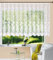 Gardine Store Kurzstore Jacquard Koblenz HxB 145x600 cm Kräuselband Universalband Weiß Blumenmuster Transparent Voile Vorhang Wohnzimmer