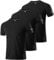 3er Pack Sportshirt Herren, Outdoor Laufshirt Kurzarm Sommer Mesh Funktionsshirt Fitness Shirt Atmungsaktiv Kurzarmshirt Sports T-Shirt Trainingsshirt Gym Shirt für Männer Black-3P05-2XL