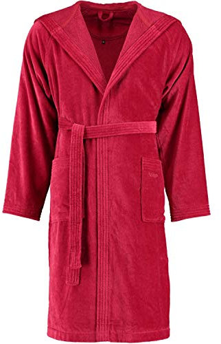 Vossen Bademäntel unisex Kurzmantel mit Kapuze Texas rubin - 3900 S