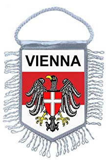Akachafactory Wimpel mini Flagge Fahne flaggen miniflagge Osterreich Wien